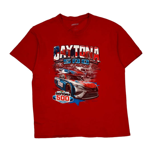 Daytona 500 Nascar Nascar T-Shirt - XL Red Cotton