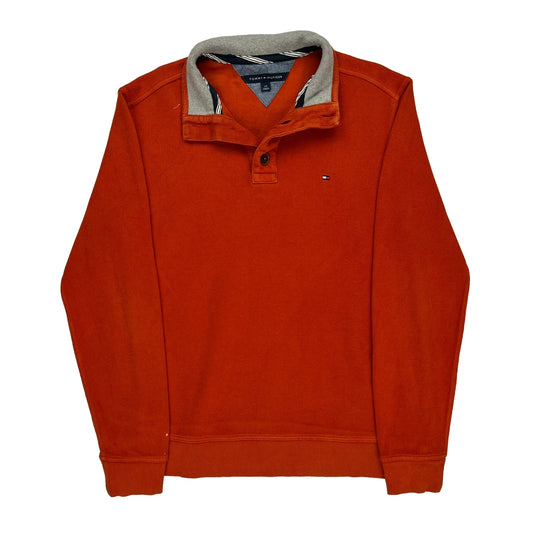Tommy Hilfiger Sweatshirt - Large Orange Cotton