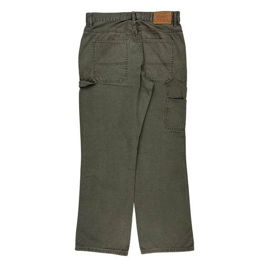Schmidt Carpenter Trousers - 34W 31L Khaki Cotton