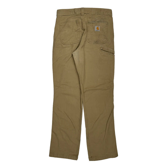 Carhartt Carpenter Trousers - 30W 31L Beige Cotton