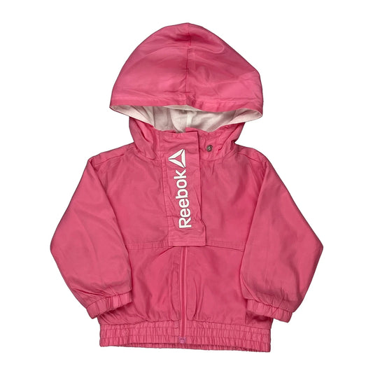 Age 12 Months Reebok Windbreaker - 2XS Pink Polyester