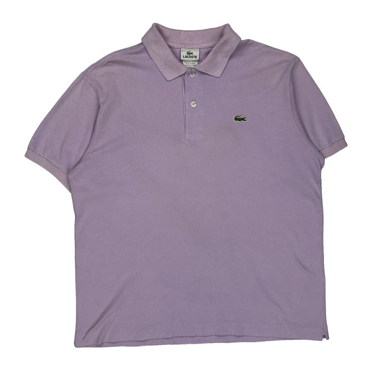 Lacoste Polo Shirt - Large Purple Cotton