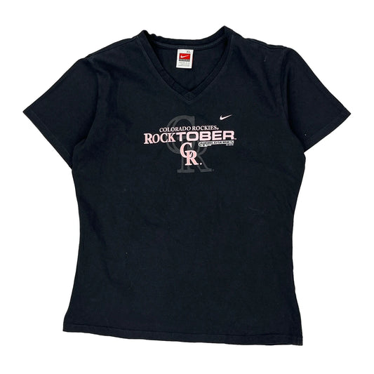 Colorado Rockies Nike Graphic T-Shirt - XL Black Cotton