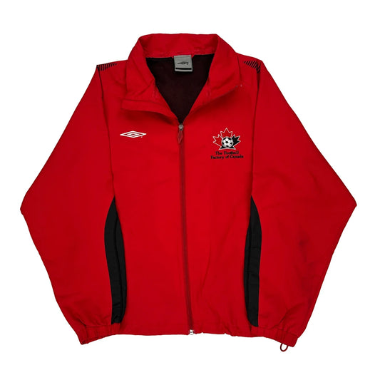Vintage Youth XL Umbro Track Jacket - XL Red Polyester