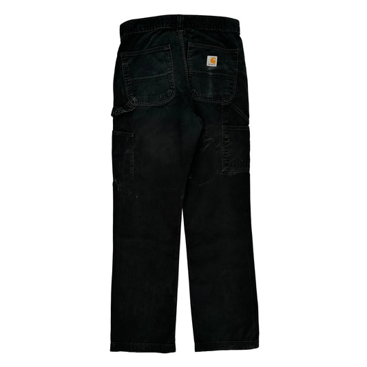 Carhartt Carpenter Trousers - 32W 31L Black Cotton