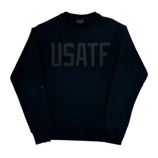 Track & Field Nike Spellout Sweatshirt - Small Black Cotton