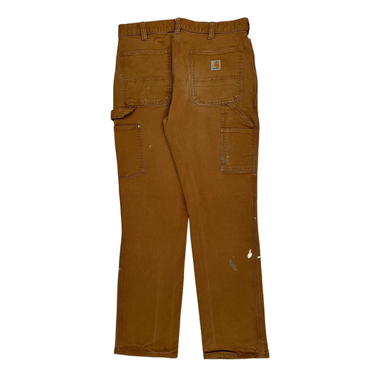 Carhartt Carpenter Trousers - 32W 34L Brown Cotton