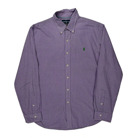 Ralph Lauren Checked Shirt - XL Purple Cotton