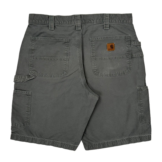 Carhartt Carpenter Shorts - 33W 10L Grey Cotton