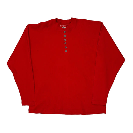 Marlboro Long Sleeve T-Shirt - XL Red Cotton