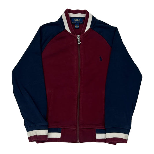 Age 5 Polo By Ralph Lauren Bomber Jacket - XS Burgundy Cotton
