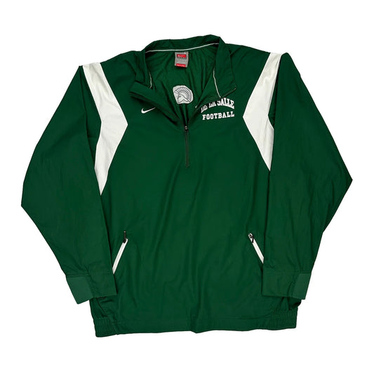 De La Salle Football Nike Windbreaker - Large Green Polyester