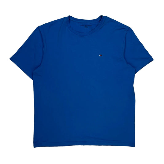 Vintage Tommy Hilfiger T-Shirt - XL Blue Cotton