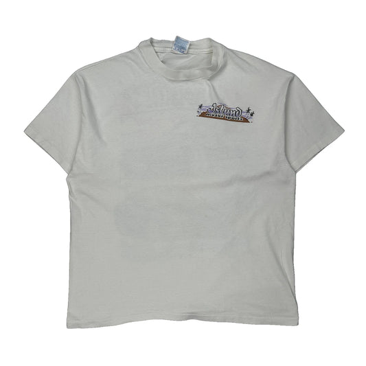 Island Motor Sports Hanes Graphic T-Shirt - XL White Cotton
