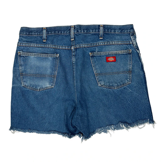 Dickies Denim Shorts - 36W UK 16 Blue Cotton