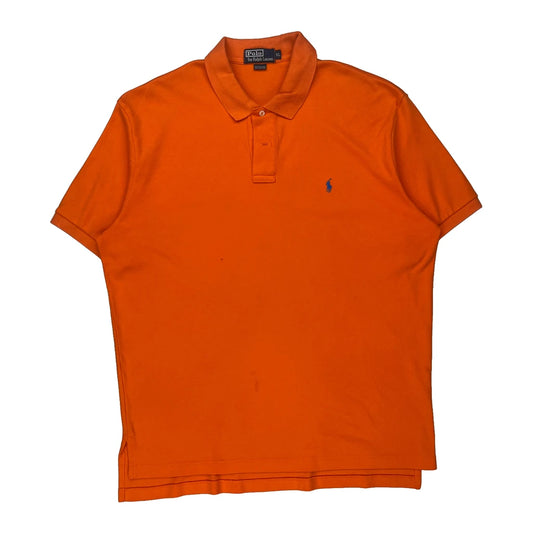 Polo By Ralph Lauren Polo Shirt - XL Orange Cotton
