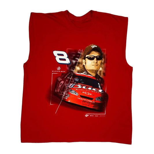 Budweiser Chase Authentics Nascar T-Shirt - XL Red Cotton