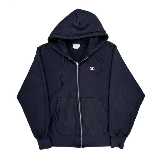 Reverse Weave Champion Hoodie - Medium Navy Cotton