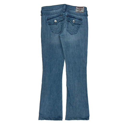 Vintage True Religion Boot Cut Jeans - 30W UK 8 Blue Denim