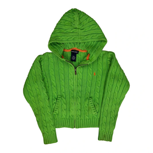 Age 6-7 Polo By Ralph Lauren Hoodie - Medium Green Cotton