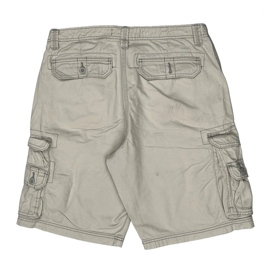 Lee Cargo Shorts - 32W 10L Beige Cotton