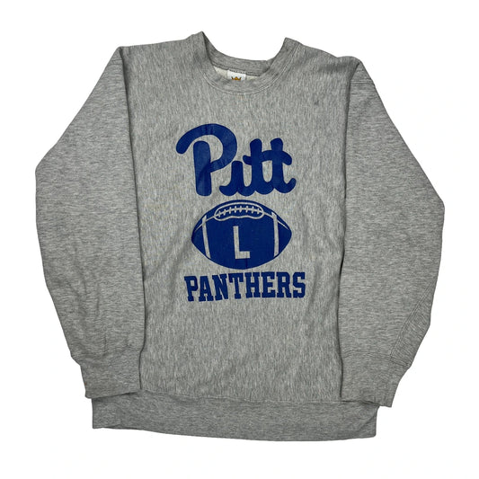 Pitt Panthers Unbranded College Sweatshirt - Large Blue Cotton