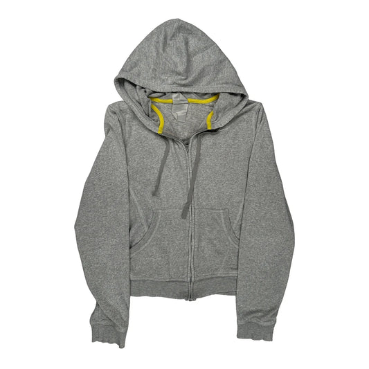 Nike Hoodie - Large Grey Cotton Blend