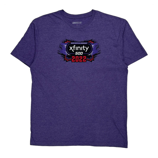 Xfinity 500 Nascar Graphic T-Shirt - Large Purple Polyester Blend