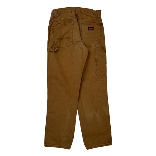 Dickies Carpenter Trousers - 28W 30L Brown Cotton
