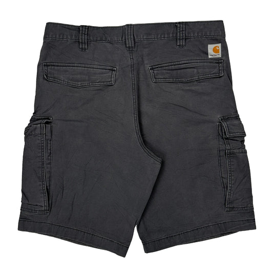 Vintage Carhartt Cargo Shorts - 33W 10L Grey Cotton