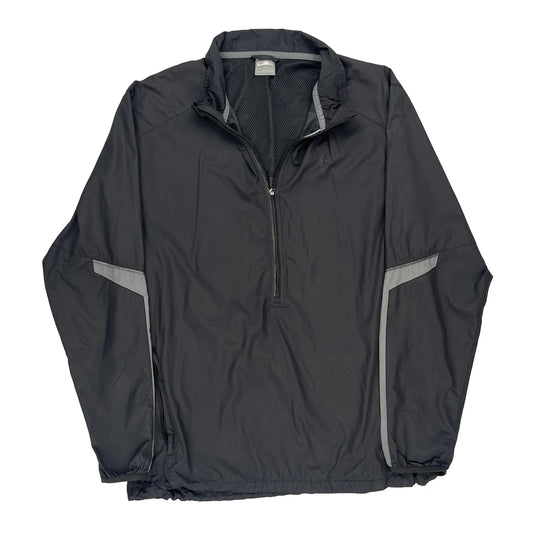 Nike Windbreaker - Large Grey Polyester