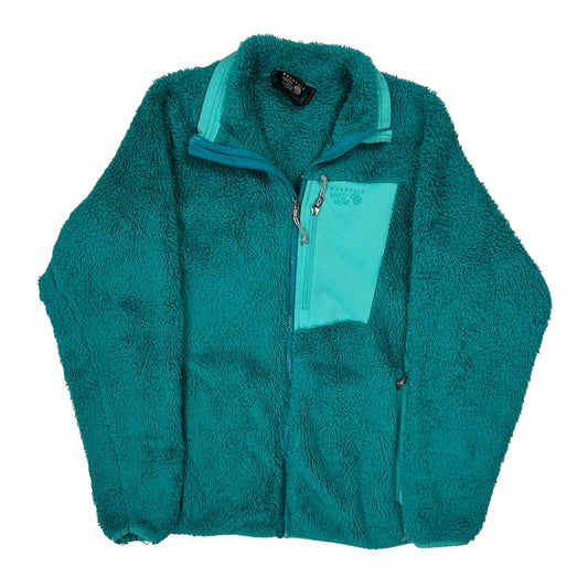 Mountain Hard Wear Fleece Jacket - Large Green Polyester