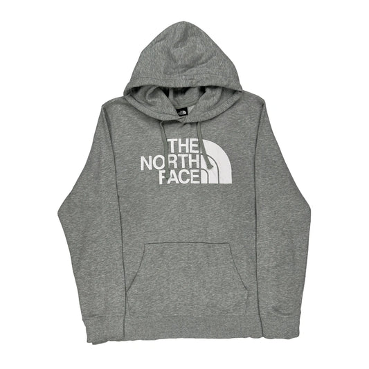 None The North Face Hoodie - XL Grey Cotton Blend