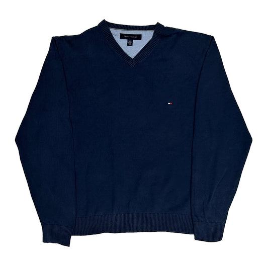 Tommy Hilfiger Jumper - Large Navy Cotton