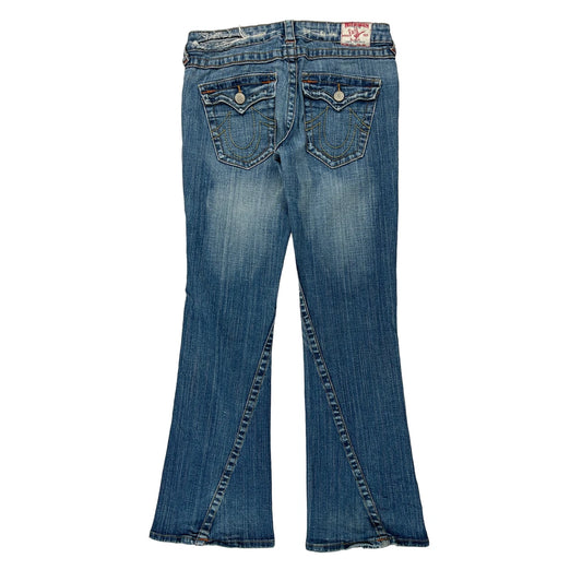 True Religion Boot Cut Jeans - 30W UK 8 Blue Denim