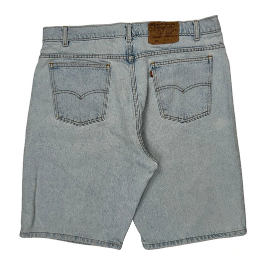 Levis Baggy Denim Shorts - 35W 9L Light Wash Cotton