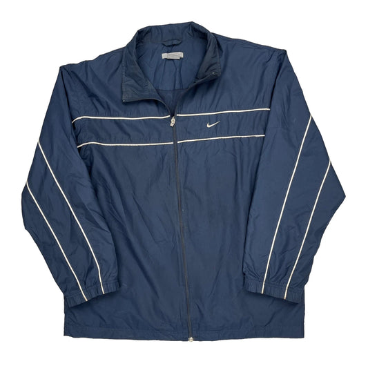 Nike Track Jacket - XL Blue Polyester