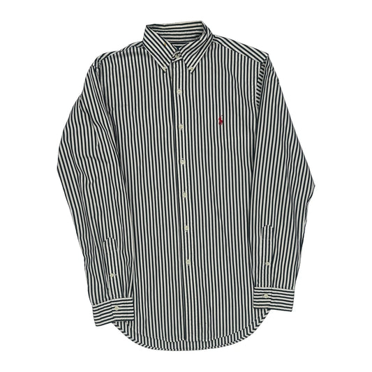 Ralph Lauren Striped Shirt - Small Black & White Cotton