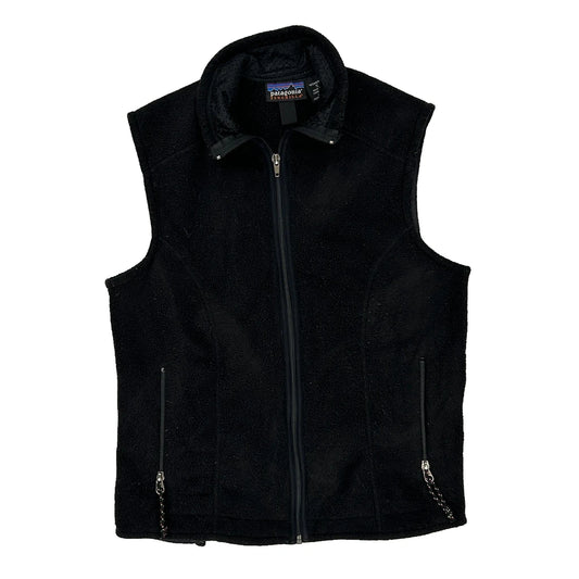 Synchilla Patagonia Fleece Gilet - Small Black Polyester