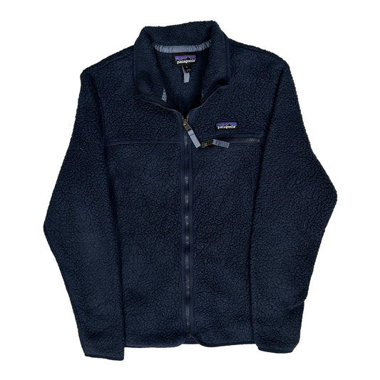 Patagonia Fleece Jacket - Small Navy Polyester