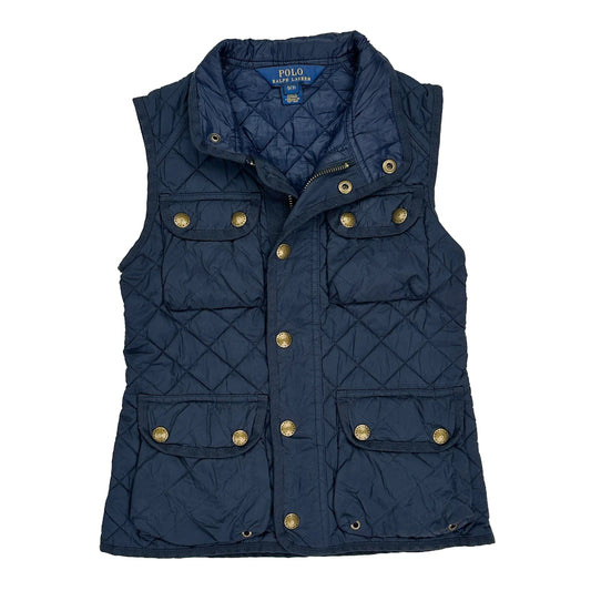 Age 7 Polo By Ralph Lauren Gilet - Small Navy Polyester