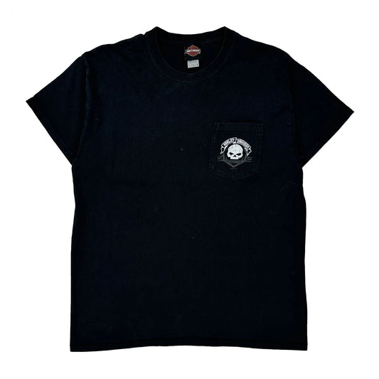 Platte River Harley-Davidson Harley Davidson Graphic T-Shirt - Large Black Cotton