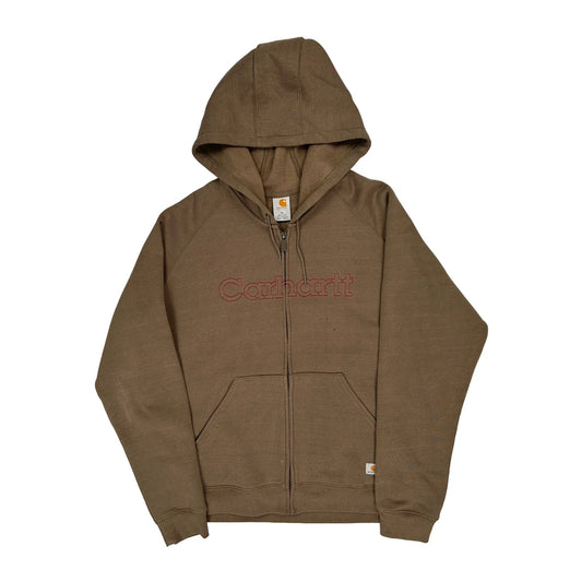 Carhartt Hoodie - XL Brown Cotton Blend