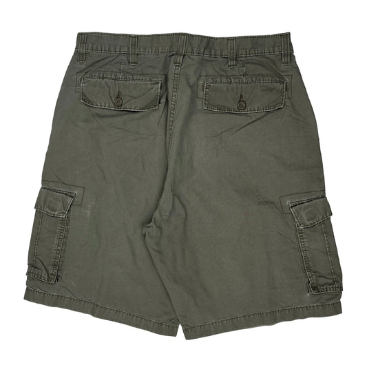 Vintage Wrangler Cargo Shorts - 35W 9L Grey Cotton