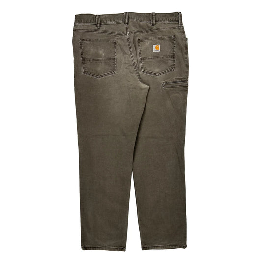 Carhartt Carpenter Trousers - 36W 32L Brown Cotton