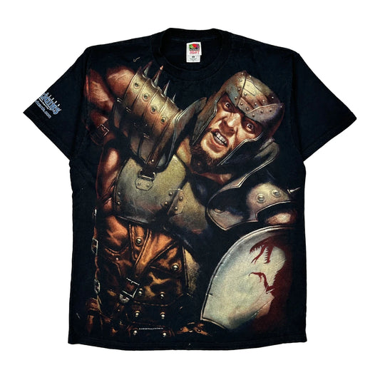 Dungeons & Dragons Fruit Of The Loom Graphic T-Shirt - XL Black Cotton