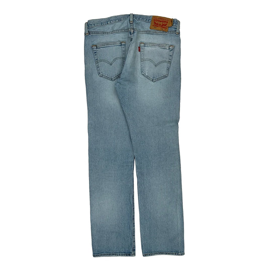 501 Levis Jeans - 34W 31L Light Wash Cotton