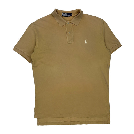 Polo By Ralph Lauren Polo Shirt - Medium Beige Cotton