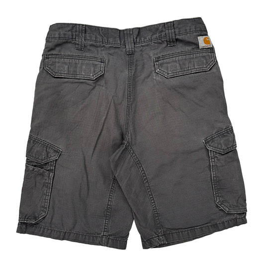 Carhartt Cargo Shorts - 32W 11L Grey Cotton