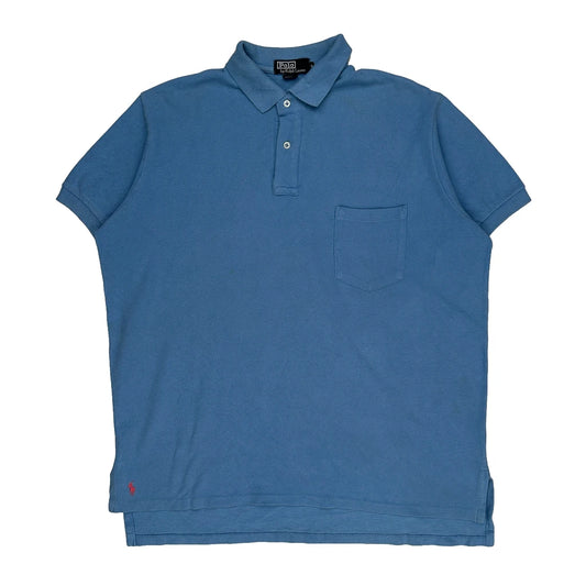 Polo By Ralph Lauren Polo Shirt - Small Blue Cotton
